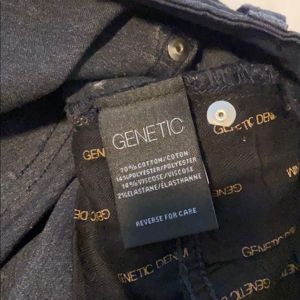 Pleather Generic Black Jeans View 4